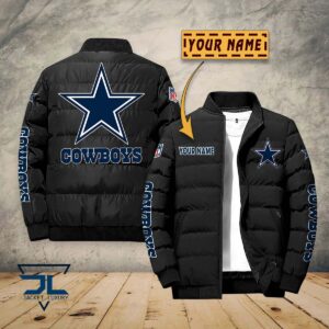 Dallas Cowboys NFL Style Puffer Jacket For Fans