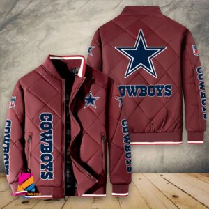 Dallas Cowboys NFL Style Puffer Jacket For Fans
