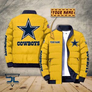Dallas Cowboys NFL Style Puffer Jacket For Fans