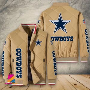 Dallas Cowboys NFL Style Puffer Jacket For Fans