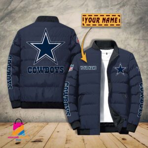 Dallas Cowboys NFL Style Puffer Jacket For Fans