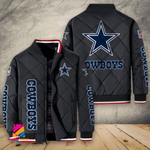 Dallas Cowboys NFL Style Puffer Jacket For Fans