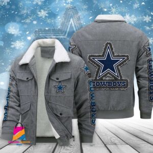 Dallas Cowboys NFL Style Thermal Cotton Jacket Prim For Fans