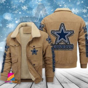 Dallas Cowboys NFL Style Thermal Cotton Jacket Prim For Fans