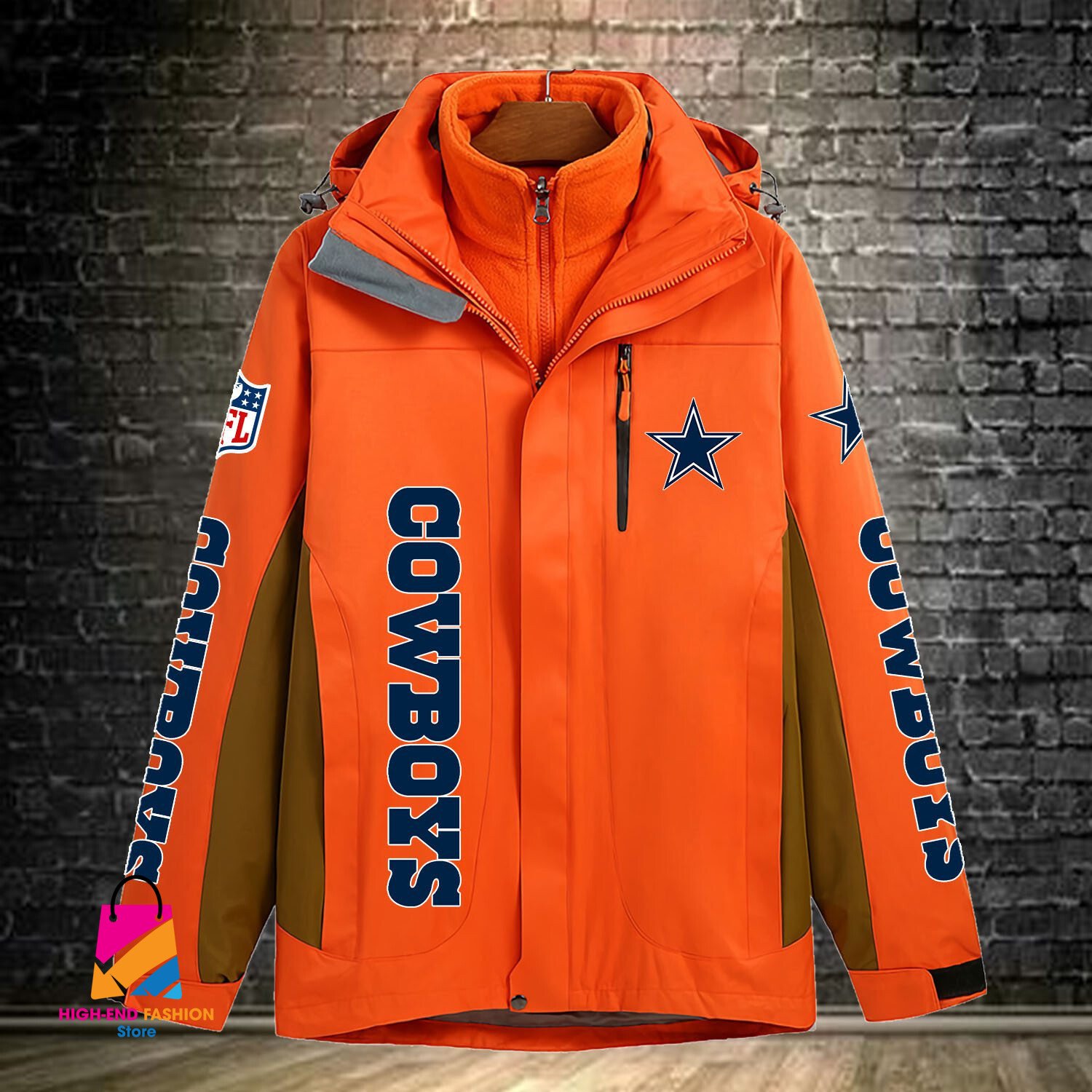 Dallas Cowboys NFL Style Windbreaker Jacket For Fans