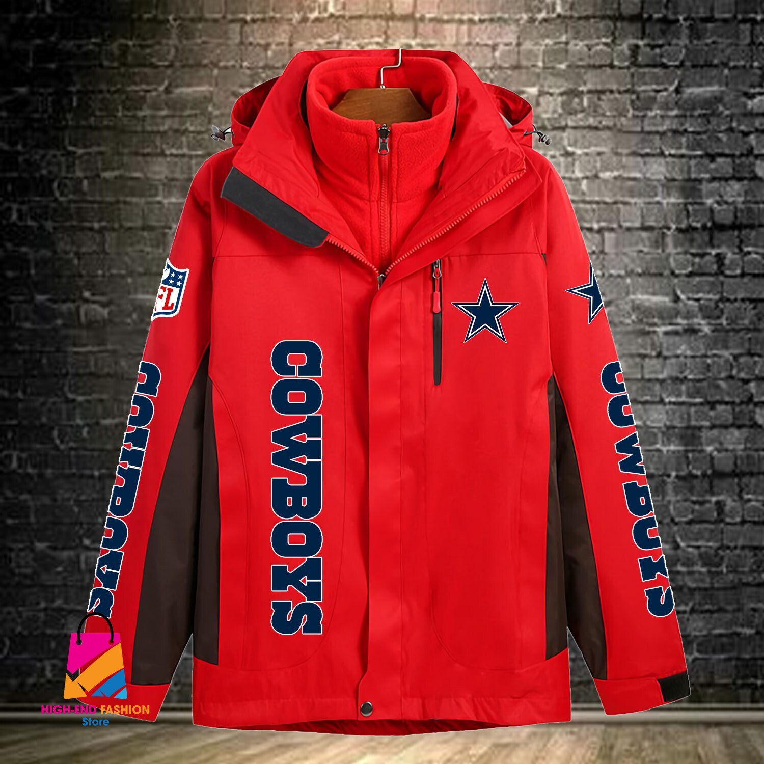 Dallas Cowboys NFL Style Windbreaker Jacket For Fans
