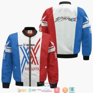 Darling In The Franxx Strelitzia Anime Anime Style Bomber Jacket For Fans