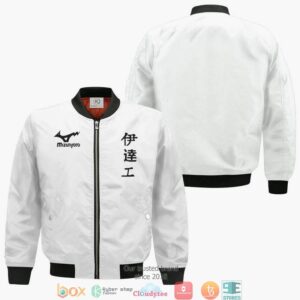 Date Tech Haikyuu Anime Anime Style Bomber Jacket For Fans