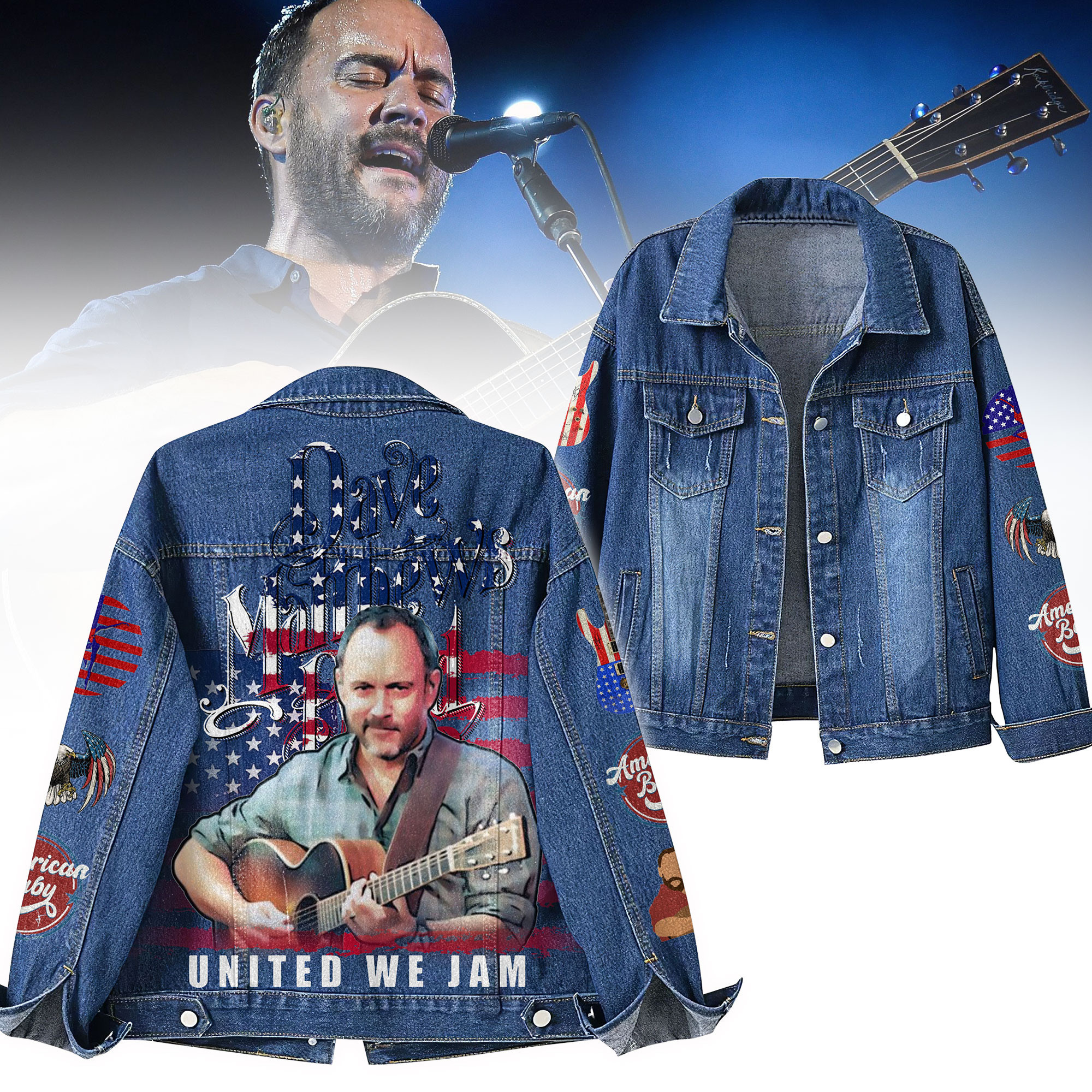 Dave Mathews Band Music Denim Jacket Gift For Fans