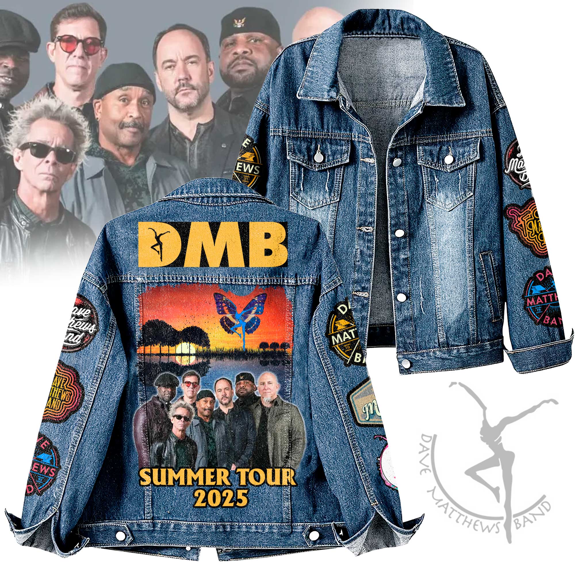 Dave Matthews Band Music Denim Jacket Gift For Fans