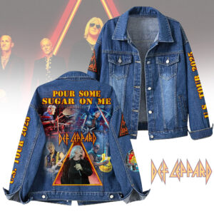 Def Leppard Music Denim Jacket Gift For Fans