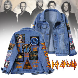 Def Leppard Music Denim Jacket Gift For Fans