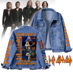 Def Leppard Music Denim Jacket Gift For Fans