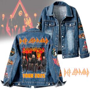 Def Leppard Music Denim Jacket Gift For Fans