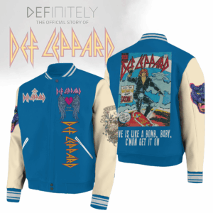 Def Leppard Music Style Baseball Jacket For Fans