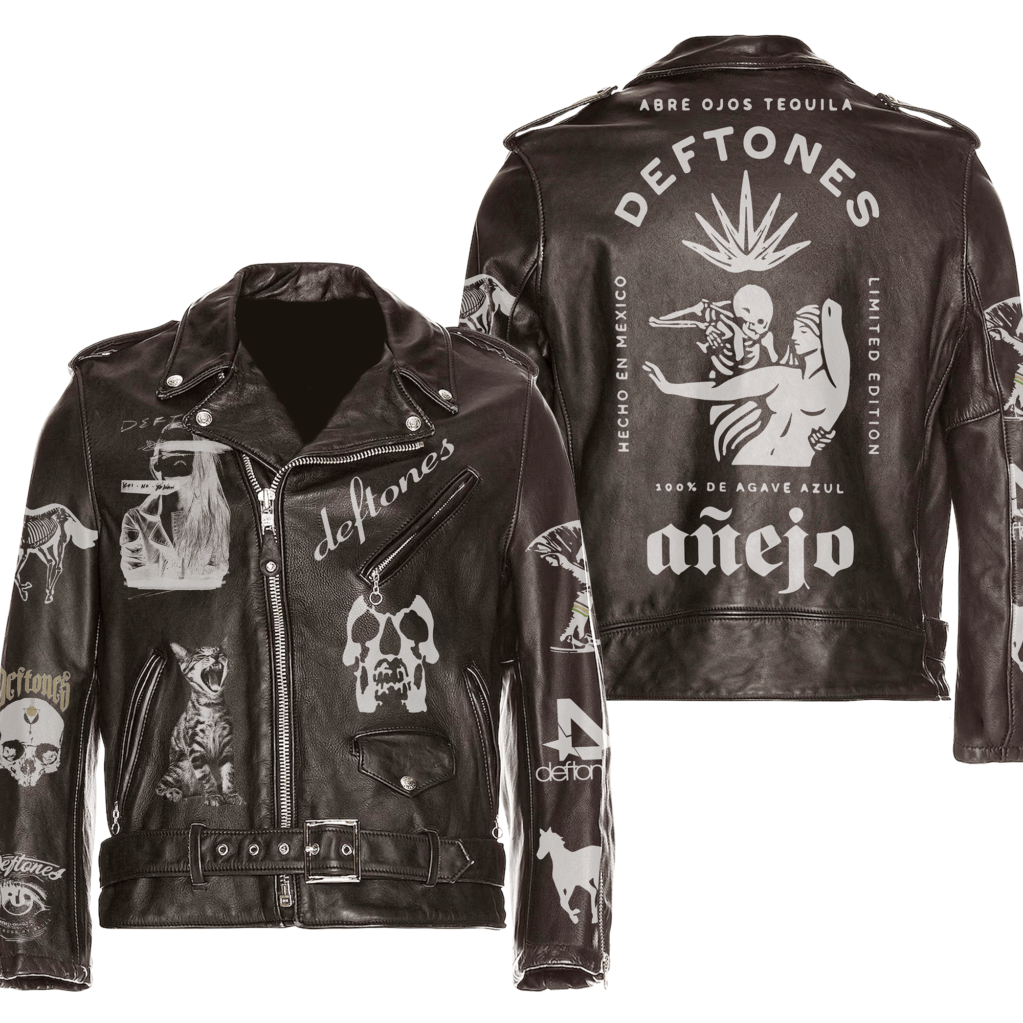 Deftones Music Style Leather Jacket For Fans