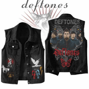 Deftones Music Style Sleeveless Jacket For Fans