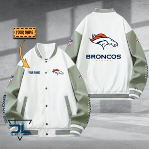 Denver Bronco NFL Style Baseball Jacket For Fan