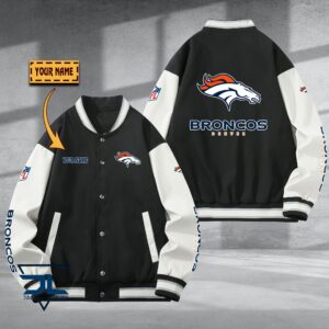 Denver Bronco NFL Style Baseball Jacket For Fan