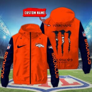 Denver Broncos NFL Personalized Style Windbreaker Jacket For Fans
