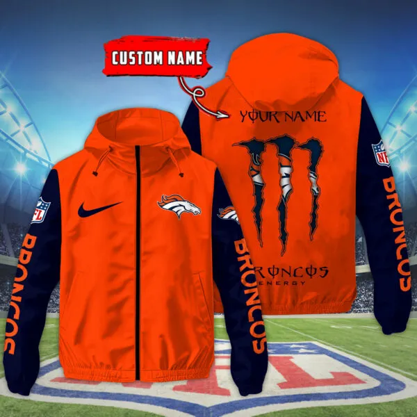 Denver Broncos NFL Personalized Style Windbreaker Jacket For Fans