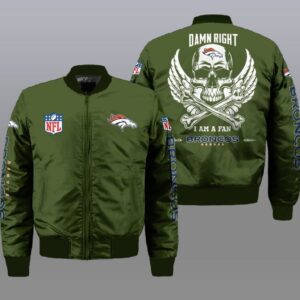 Denver Broncos NFL Style Bomber Jacket For Fans