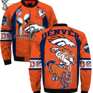 Denver Broncos NFL Style Bomber Jacket For Fans