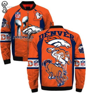 Denver Broncos NFL Style Bomber Jacket For Fans