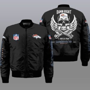 Denver Broncos NFL Style Bomber Jacket For Fans