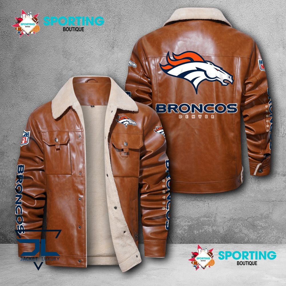 Denver Broncos NFL Style Leather Jacket For Fans