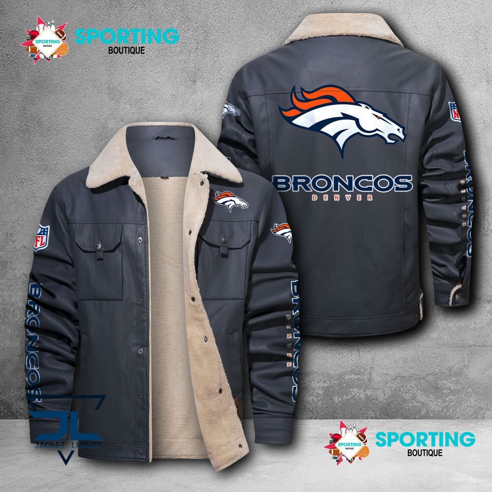Denver Broncos NFL Style Leather Jacket For Fans