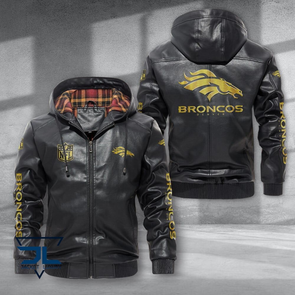 Denver Broncos NFL Style Leather Jacket For Fans