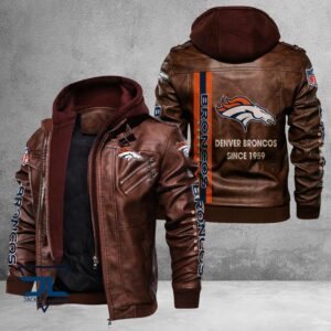 Denver Broncos NFL Style Leather Jacket For Fans