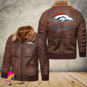 Denver Broncos NFL Style Leather Jacket For Fans