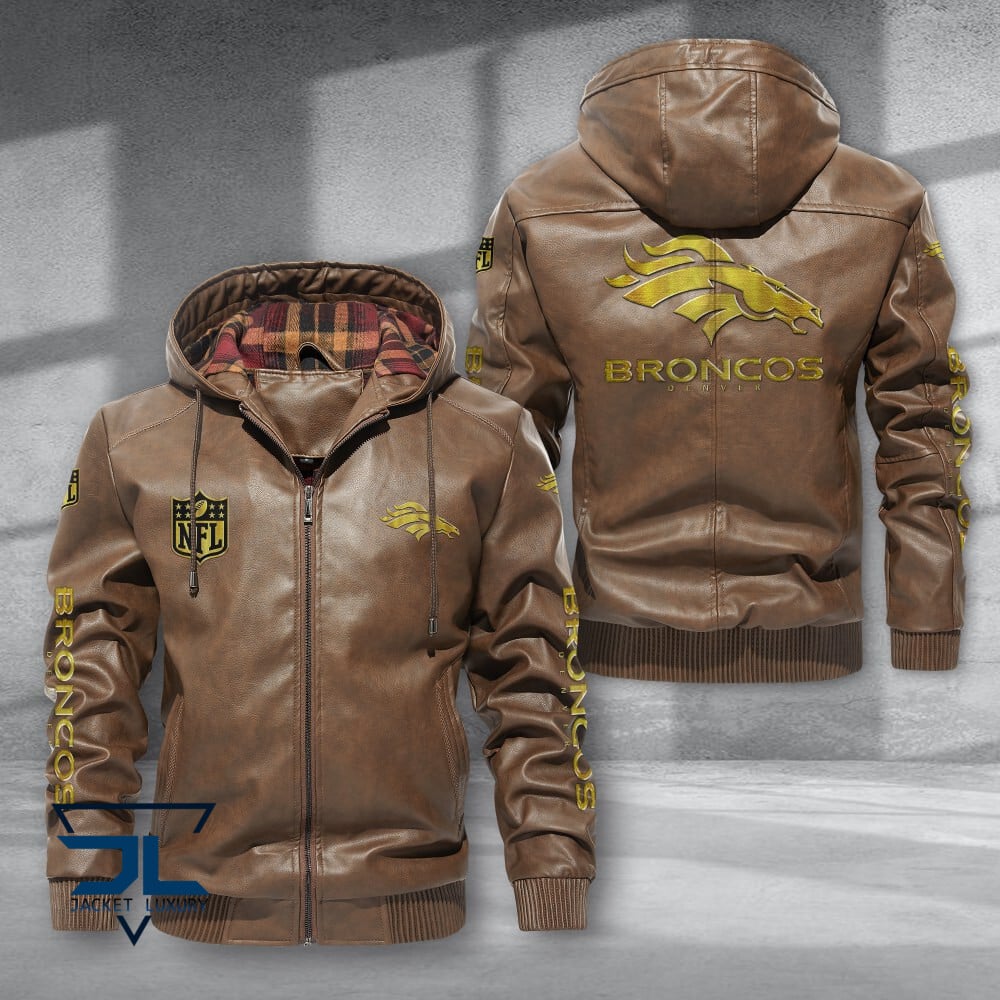 Denver Broncos NFL Style Leather Jacket For Fans