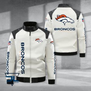 Denver Broncos NFL Style Leather Jacket For Fans
