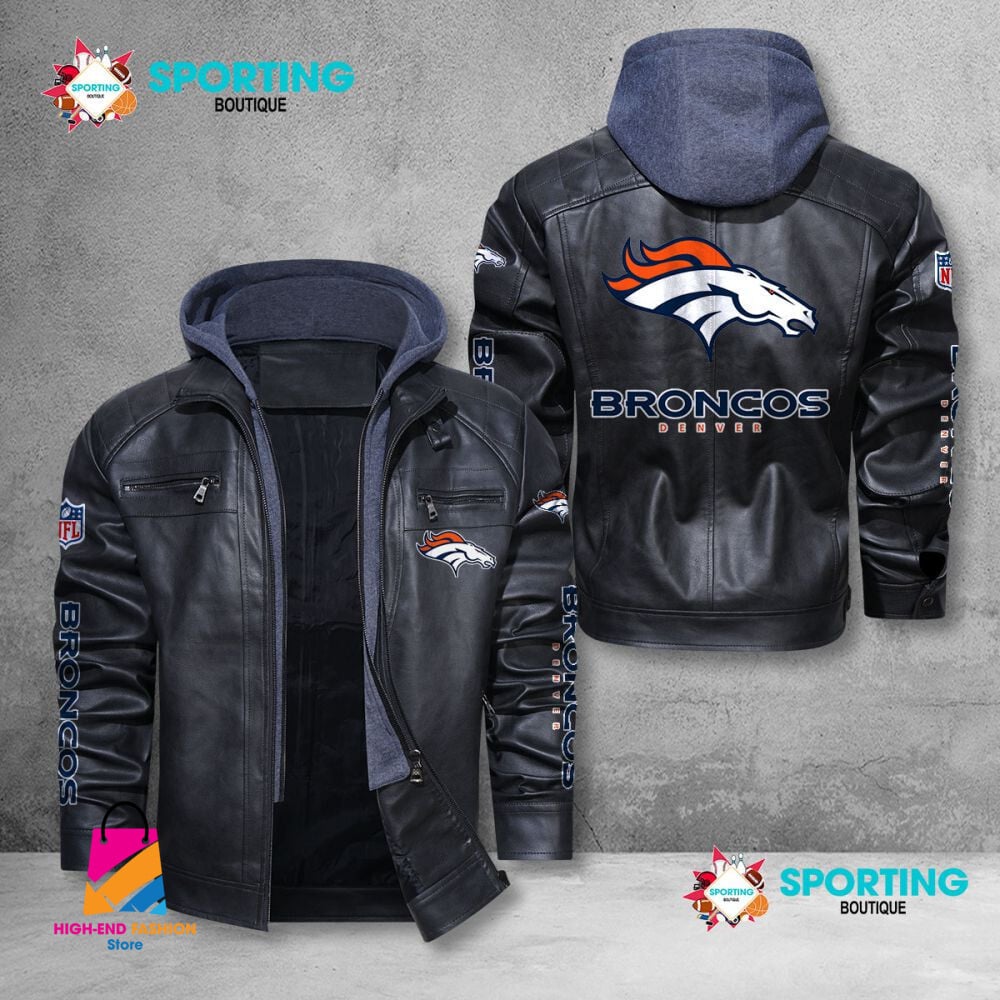 Denver Broncos NFL Style Leather Jacket For Fans