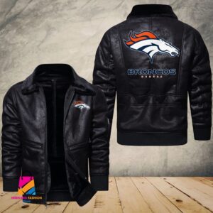 Denver Broncos NFL Style Leather Jacket For Fans
