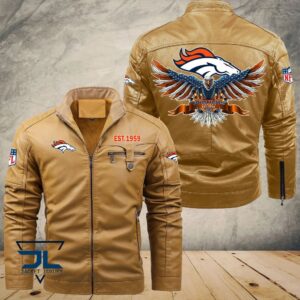 Denver Broncos NFL Style Leather Jacket For Fans