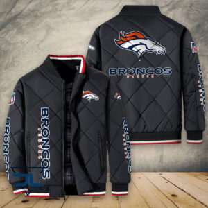 Denver Broncos NFL Style Puffer Jacket For Fans