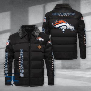 Denver Broncos NFL Style Puffer Jacket For Fans