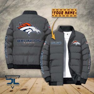 Denver Broncos NFL Style Puffer Jacket For Fans