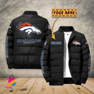 Denver Broncos NFL Style Puffer Jacket For Fans