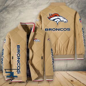 Denver Broncos NFL Style Puffer Jacket For Fans