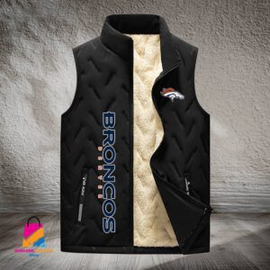 Denver Broncos NFL Style Sleeveless Puffer Jacket For Fans