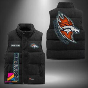 Denver Broncos NFL Style Sleeveless Puffer Jacket For Fans