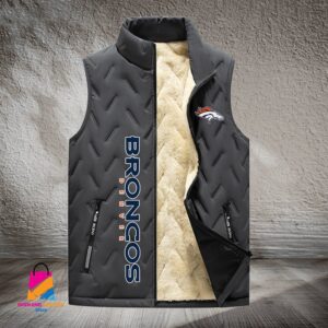 Denver Broncos NFL Style Sleeveless Puffer Jacket For Fans