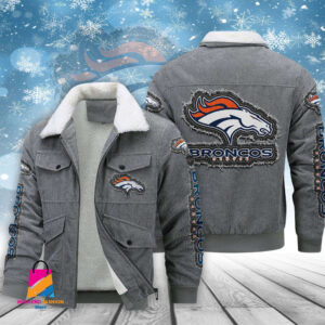 Denver Broncos NFL Style Thermal Cotton Jacket Prim For Fans
