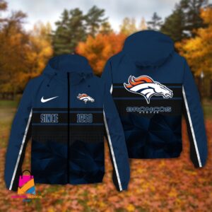 Denver Broncos NFL Style Windbreaker Jacket For Fans