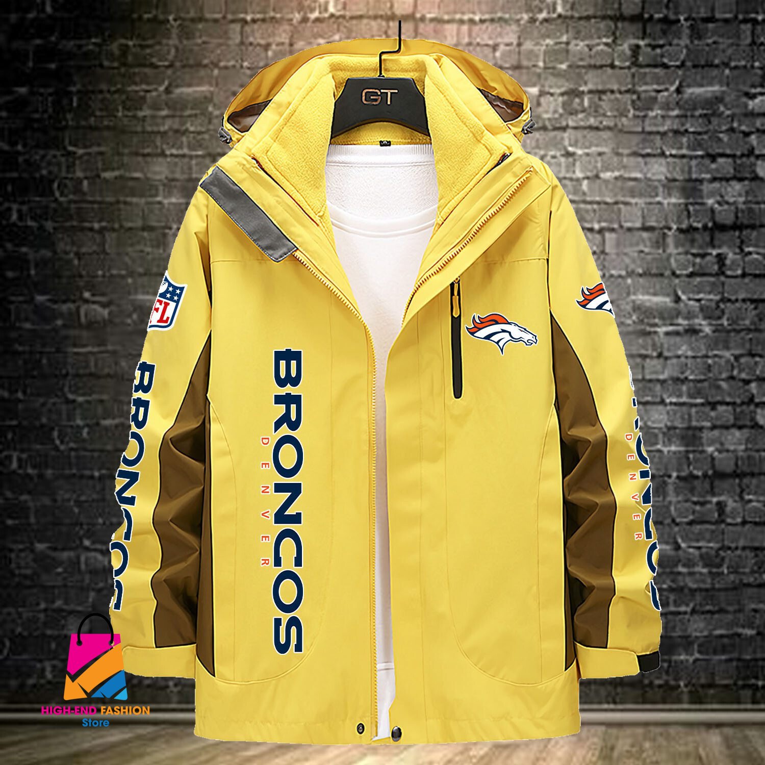 Denver Broncos NFL Style Windbreaker Jacket For Fans